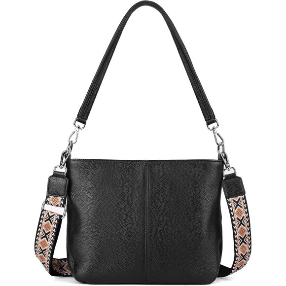 Chic Women's Leather Purse with Adjustable Straps - Lightweight Classic Design - Picture 7 of 8